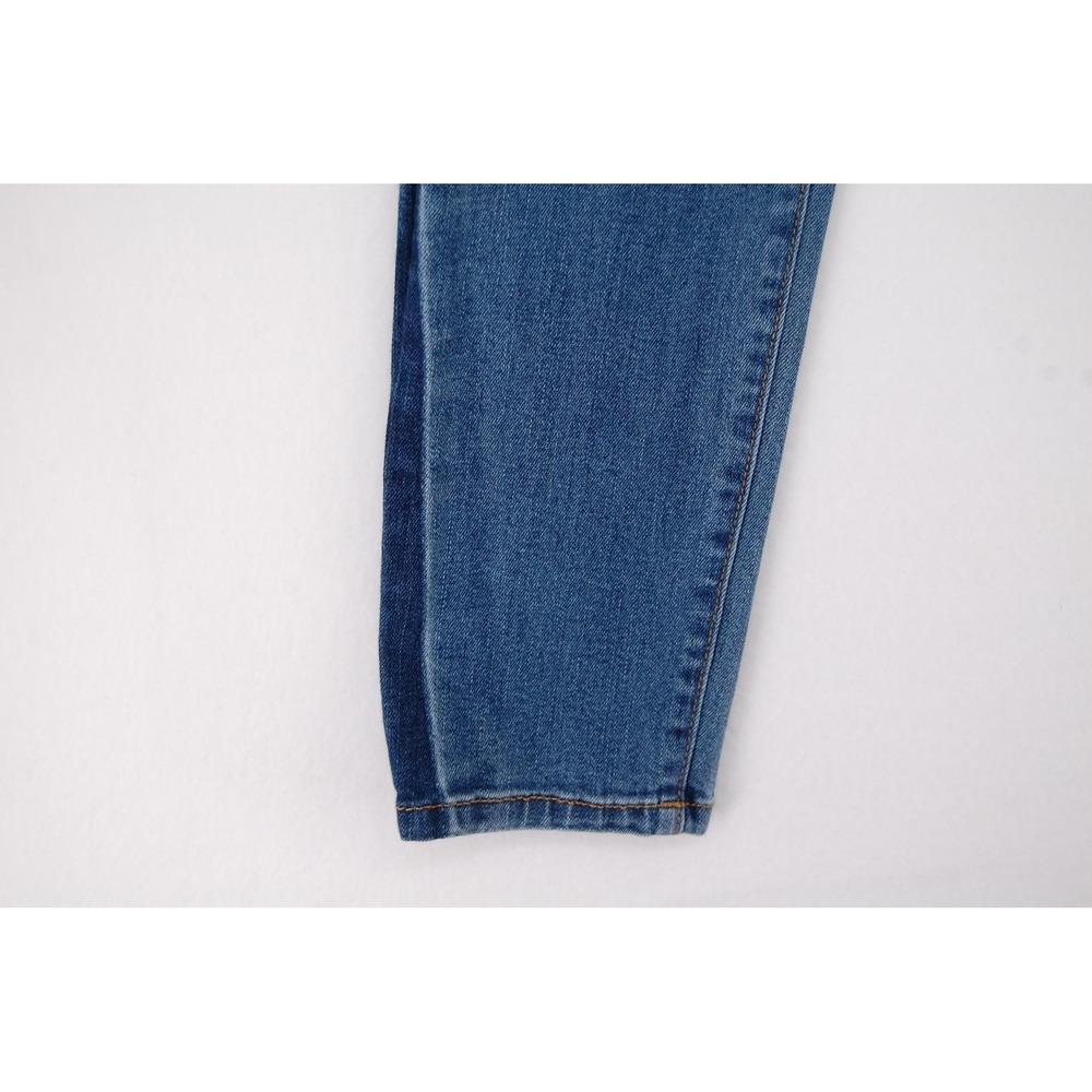 Flying Monkey Jeans Womens 27 Blue Mid Rise Ankle Skinny Distressed‎ Stretch - Picture 4 of 15